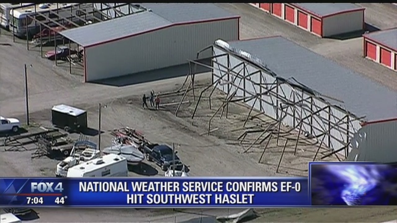 NWS confirms EF0 tornado in Haslet