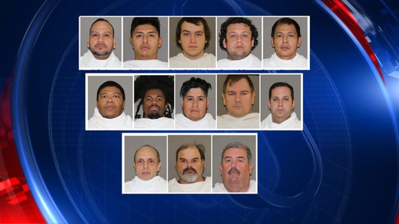 13 arrested in Denton County online solicitation sting involving minors