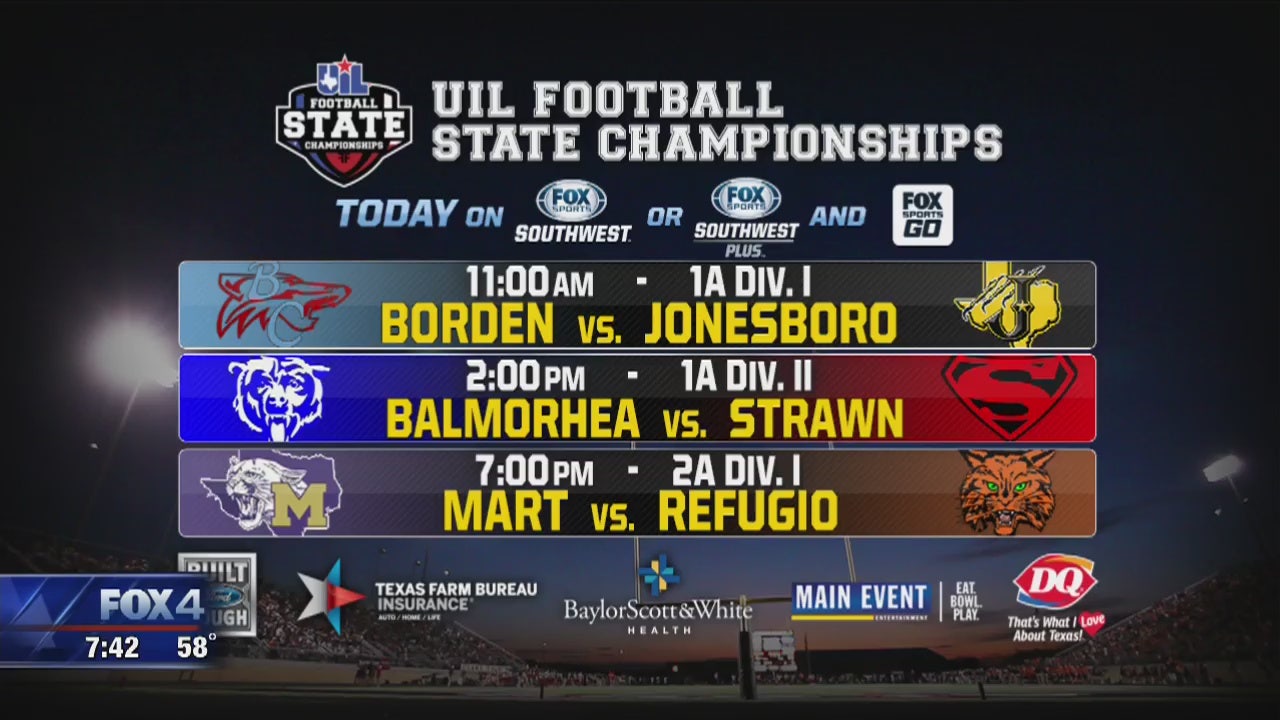 UIL football state championships begin today