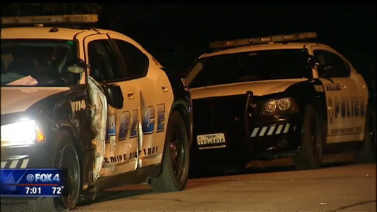 Dallas Police Vehicle Outside Fallen Officer's Home Hit By Driver | FOX ...