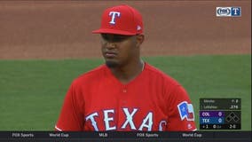 Rangers LHP Mendez has elbow sprain, likely out till June