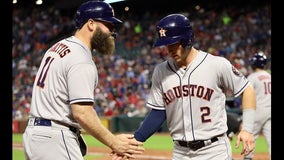 Gattis and Cole lead Astros past Rangers 5-2