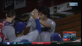 Yu Darvish homers, Rangers beat Reds 6-5 for 2-game split