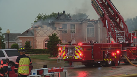 Lightning strikes blamed for house fires in Flower Mound, Irving