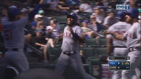 Rangers' home runs back Hamels in 10-4 win over White Sox