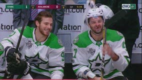 Seguin scores twice, Stars beat Avalanche 7-2