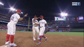 Perez wins 7th in a row; Rangers rally to beat Yankees 11-5
