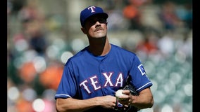 Tigers chase Hamels in 7-run first, beat Rangers 7-2