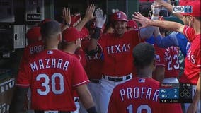 Guzman HRs again, drives in 3 as Rangers beat Royals 8-4