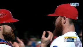 Rangers top Indians 2-1 to take 3 of 4 in series