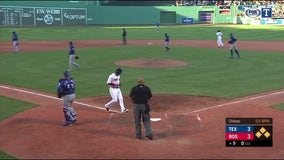 Betts' bases-loaded walk gives Red Sox 4-3 win over Rangers