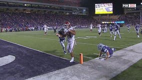 Mayfield, Anderson lead No. 9 Sooners past K-State, 42-35