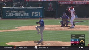 Trout's grand slam powers Angels past Rangers, 5-1