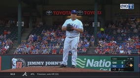 Colon matches Marichal with 243rd victory as Rangers top A's