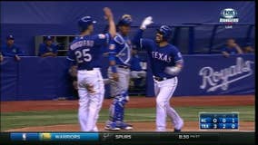 Rangers overcome homers by KC stars for sweep in San Antonio