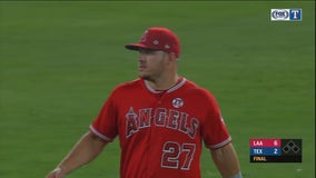 Trout, Barria and bullpen lead Angels past Rangers 6-2
