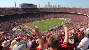 No. 12 Oklahoma tops Texas 29-24 after blowing 20-point lead