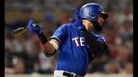 Rangers put OF Mazara on disabled list, call up OF Calhoun