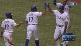Choo paces Rangers' 12-2 rout of Astros in Florida