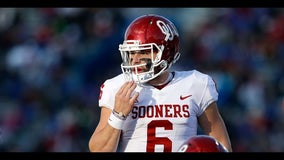 Mayfield leads No. 3 Oklahoma past West Virginia, 59-31