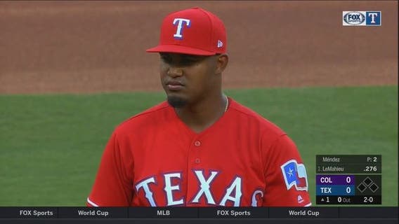 Rangers LHP Mendez has elbow sprain, likely out till June