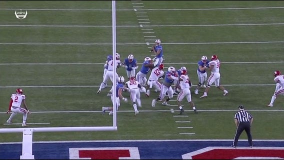 Hicks has 4 TD passes, SMU upsets Houston 45-31