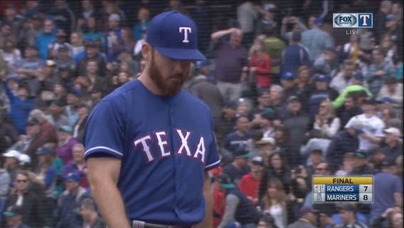 Cruz's single caps 2-run rally in 9th as M's top Rangers 8-7