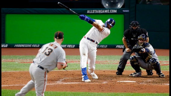 Gallo hits HR, AL holds off NL for 4-3 win in All-Star Game