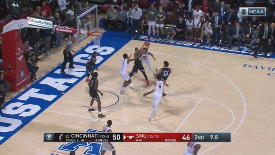 No. 23 Cincinnati wins 52-49 at SMU despite shooting woes