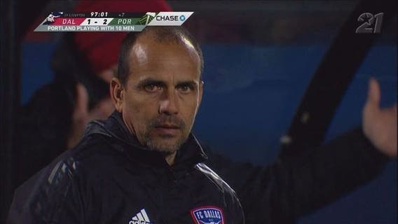 FC Dallas eliminated from MLS playoffs after 2-1 loss to Portland