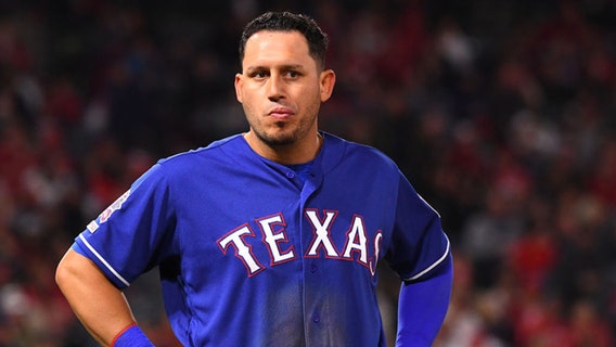 Rangers 3B Cabrera suspended for hitting ump with equipment