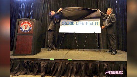 New Rangers ballpark to be named Globe Life Field