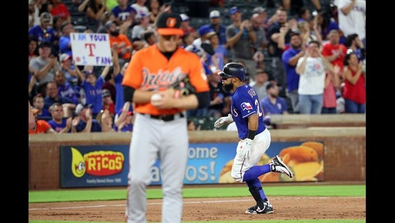 Gallo, Odor HR in 3rd straight for Texas in win over Orioles
