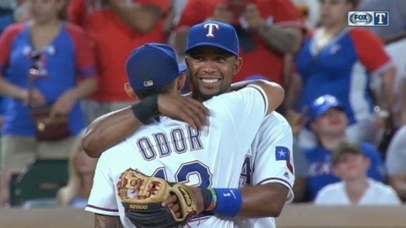 Andrus' homers leads AL West champ Rangers over A's 5-0