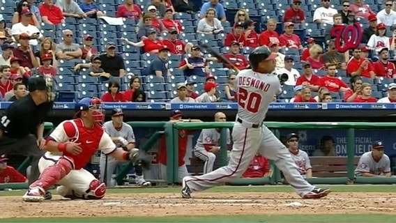 Desmond doubles in Rangers' debut, plays left