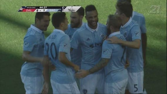 Sporting KC beats Dallas 3-0, moves atop Western Conference