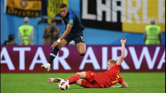 A youthful France faces veteran-laden Croatia for World Cup