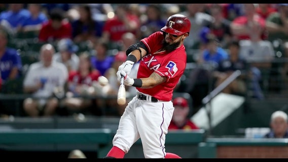 Rangers score 10 in first 2 innings, beat Orioles 17-8