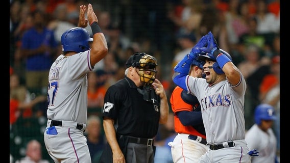 Chirinos hits 2-run homer as Rangers beat Astros 11-2