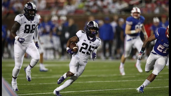 Turpin ignites No. 16 TCU in rainy 42-12 win over rival SMU