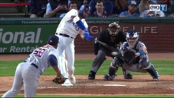 Gallo hard 2-run grounder pushes Rangers past Astros 6-4