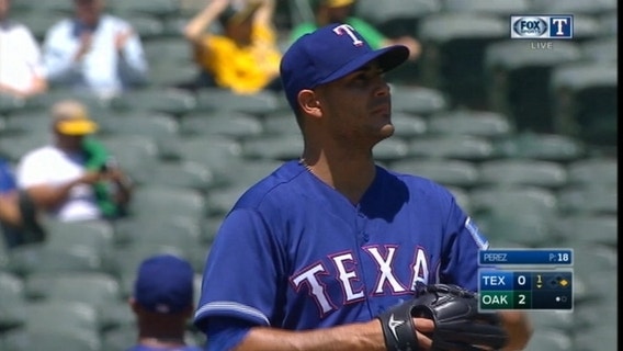 Khris Davis smacks another homer and A's sweep Rangers 8-1