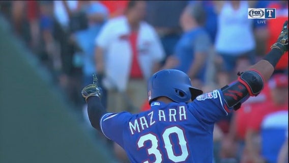 Rangers score 2 runs in 10th, rally past Cardinals 5-4