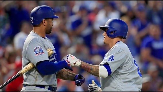 Dodgers win 5th in a row with 3 solo HRs in 3-1 win at Texas