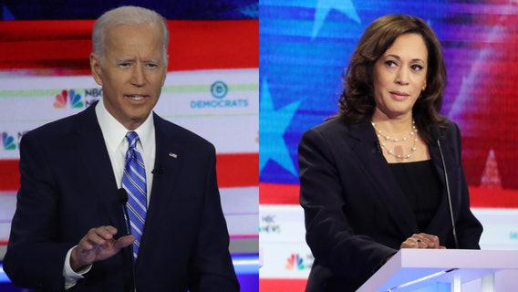 ‘That little girl was me': Kamala Harris calls out Joe Biden on race record during Democratic debate