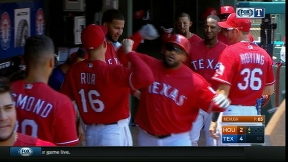 Fielder homers, Rangers top Astros; Correa hurt