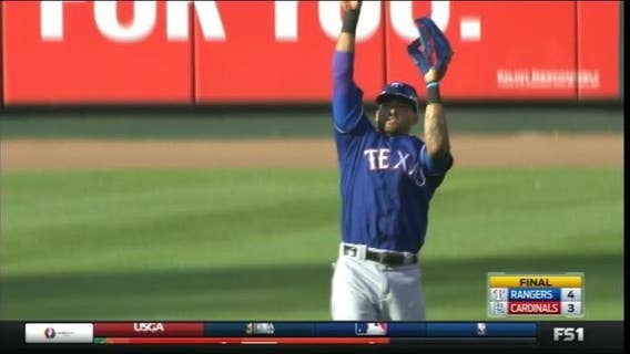 Rangers overcome three-run deficit, beat Cardinals 4-3