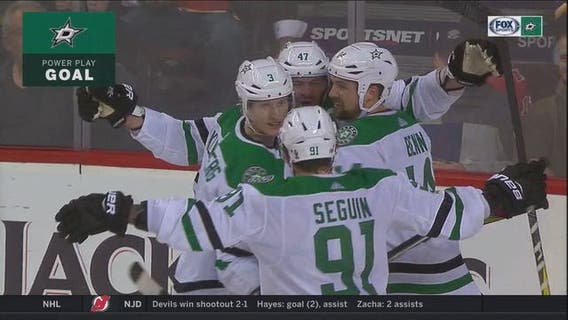 Radulov's third-period goal lifts Stars over Flames 2-1