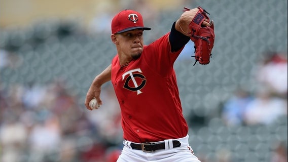 Berrios strikes out 12 as Twins halt Rangers' winning streak