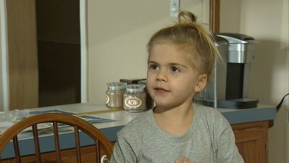 Quinlan 4-year-old battling cancer finally gets bone marrow transplant